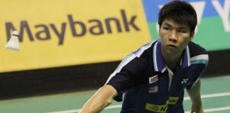 Malaysian Open GP Gold winner Goh Soon Huat conceded a walkover to Reksy Aureza Megananda after trailing 18-21, 9-15 in the second round.