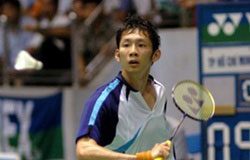 Vietnamese badminton star Nguyen Tien Minh.