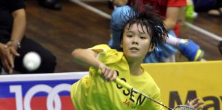 No small feat. 13-year-old Goh Jin Wei be the youngest player at the World Badminton Junior Championships beginning Wednesday in Bangkok.