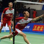 Mathias Boe-Carsten Mogensen in a file photo. The pair have played 343 matches together and won a silver medal at the London Olympics.