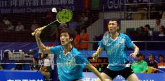 Shin Baek-cheol (left) and Yoo Yeon-seong in a file photo. Baek-cheol will now partner Ko Sung-hyun, while Yeon-seong will team up with Lee Yong-dae.