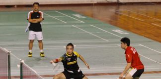 Ow Yao Han (left) and Lim Khim Wah training as a new pair forged just two weeks ago. The latter is certain they can be a successful partnership, beginning at the SEA games next month in Myanmar.