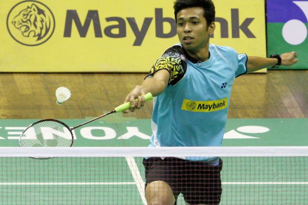 Iskandar Zulkarnain Zainuddin in a file photo. He went down fighting in the Korean Open GP Gold men's singles quarter-finals, losing to Tian Houwei of China 21-13, 9-21, 14-21. Iskandar Zulkarnain Zainuddin in a file photo. He went down fighting in the Korean Open GP Gold men's singles quarter-finals, losing to Tian Houwei of China 21-13, 9-21, 14-21.