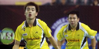 Hoon Thien How-Tan Wee Kiong in a file photo. The pair may still qualify for the Super Series Final depending on how well they do in the China Open.