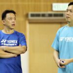 Kim Her returns to coaching doubles pairs (pic) Paulus Firman talking to Tan Kim Her (right) in a January file photo. Kim Her is to have a dual role with BAM – as an assessor as well as a doubles coach.