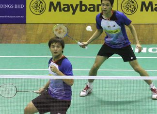 New doubles pair Chooi Kah Ming (right) and Teo Ee Yi are poised to capture their first title together when they take on Selvanus Geh-Alfian Eko Prasetya of Indonesia in the final of the Malaysian International Challenge on Sunday.