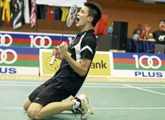 Soo Teck Zhi beat Luis Ramon Garrido of Mexico 21-11, 21-12 in the second round and will meet Yang Sheng Jie of Taiwan today.