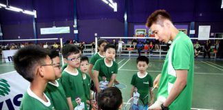 Lee Chong Wei seen here giving young kids a coaching clinic in this filepic. The world No.1 shuttler would love to have a longer break after returning from his European swing but he has been entered for the back-to-back China and Hong Kong Opens beginning 12 November.