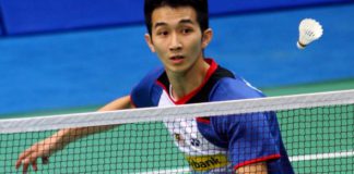 Chong Wei Feng is determined to win the men's singles gold medal at the Myanmar SEA Games.