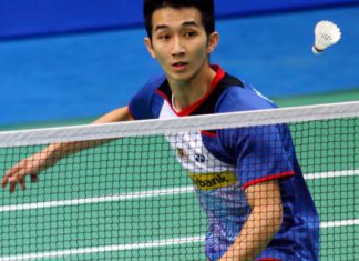 Chong Wei Feng is determined to win the men's singles gold medal at the Myanmar SEA Games.