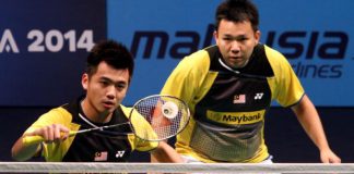 Hoon Thien How-Tan Wee Kiong lost to world champions Mohd Ahsan-Hendra Setiawan in their Group A match of the Super Series Finals.