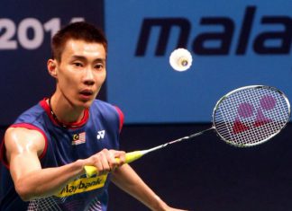 Lee Chong Wei beat China's Wang Zhengming 21-10, 21-18 in their Group A match of the Super Series Finals on Dec 11, 2013. During the match, the instant review system was used for the first time when Chong Wei challenged the linesman&rsquo;s call.