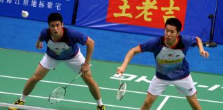 Goh V Shem and Lim Khim Wah in a file photo. The duo are glad to pair up again after playing with back-up players for the last three months.