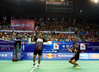 Indonesia's Olympic and world champion doubles ace Hendra Setiawan (left) who has forged a lethal partnership with Mohd Ahsan, now aims to complete his medal collection by capturing the Thomas Cup which his country last won in 2002.