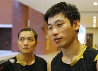 Mixed doubles player, Chan Peng Soon (right), seen here with partner Lai Pei Jing after winning the National Grand Prix Finals title on Monday in Putrajaya, is unhappy with the prize money distribution at the meet. The mixed doubles champions get the least amount at only RM1,600 each.