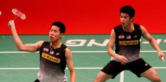 Reunited Goh V Shem (left) and Lim Khim Wah were well above the rest as they easily qualified for the semi-finals of the Maybank National GP Finals at Putrajaya.