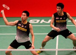 Reunited Goh V Shem (left) and Lim Khim Wah were well above the rest as they easily qualified for the semi-finals of the Maybank National GP Finals at Putrajaya.