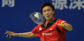 Kento Momota is the third highest ranked Japanese singles player behind Kenichi Tago and Takuma Ueda.