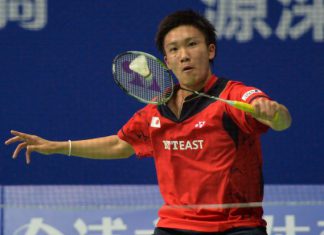 Kento Momota is the third highest ranked Japanese singles player behind Kenichi Tago and Takuma Ueda.