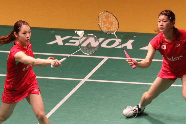 Top Japanese pair Misaki Matsutomo-Ayaka Takahashi are in the final of the Malaysian Open after defeating compatriots Reika Kakiiwa-Miyuki Maeda in the semis at Putra Stadium on Saturday. Top Japanese pair Misaki Matsutomo-Ayaka Takahashi are in the final of the Malaysian Open after defeating compatriots Reika Kakiiwa-Miyuki Maeda in the semis at Putra Stadium on Saturday.