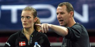 Ex-national coaching director Morten Frost of Denmark (right), seen here giving pointers to compatriot and ex-Danish No.1 women's singles player Tine Baum during the 2011 Malaysian Open, could be one of the candidates to helm the Badminton Association of Malaysia's new Capabilities, Skills and Research (CSR) committee.