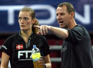 Ex-national coaching director Morten Frost of Denmark (right), seen here giving pointers to compatriot and ex-Danish No.1 women's singles player Tine Baum during the 2011 Malaysian Open, could be one of the candidates to helm the Badminton Association of Malaysia's new Capabilities, Skills and Research (CSR) committee.