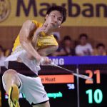 Malaysia's Goh Soon Huat pulled off an upset and move into the third round of the India Open GP Gold after beating Brice Leverdez of France 21-17, 21-18 on Wednesday.