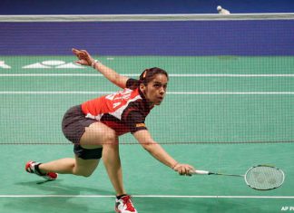 Indian badminton ace Saina Nehwal.