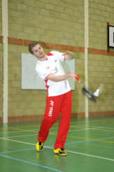 Team England badminton star Marcus Ellis
