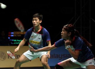 Mixed doubles pair Chan Peng Soon (left) and Goh Liu Ying will not be competing at the Korean Open, which begins in Seoul next Wednesday.