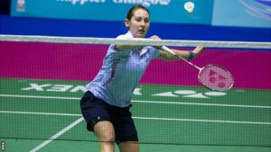Kirsty Gilmour beat Natalia Perminova in the singles and paired with Imogen Bankier to win their doubles match.