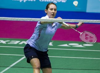 Kirsty Gilmour beat Natalia Perminova in the singles and paired with Imogen Bankier to win their doubles match.