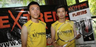Mak Hee Chun (left) and his doubles partner Chow Pak Chuu hope to revive their career in badminton.
