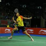 China’s Wang Yihan (pictured) will be among the stars to headline the US$300,000 OUE Singapore Open badminton championships from April 8 to 13 at the Singapore Indoor Stadium. Photo courtesy of the Singapore Badminton Association.