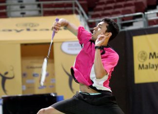 National back-up shuttler Iskandar Zulkarnain, seen here in training, will compete in the week-long Djarum Super League in Surabaya with his fellow team-mates, beginning Tuesday.