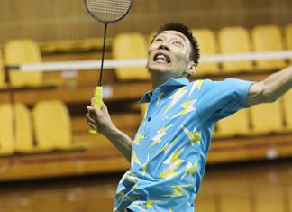 Lee Chong Wei in training on Friday. He will meet Tanongsak Saensomboonsuk of Thailand in the first round of the All-England.
