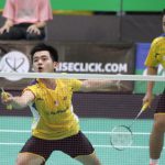 hoon Thien How- Tan Wee Kiong were sent packing 16-21, 20-22 by Singaporeans Danny Bawa Chrisnanta-Chayut Triyachart on Wednesday.