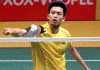 Misbun Ramdan Misbun in a file photo. He beat the experienced Joachim Persson of Denmark 21-16, 18-21, 21-8 in the All-England first qualifying round.