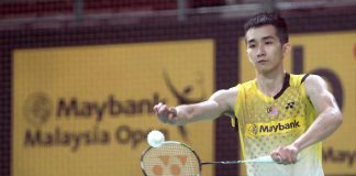 World No. 16 Chong Wei Feng in a file photo. He beat world No. 11 Marc Zwiebler of Germany 21-18, 21-19 in the first round of the All-England.