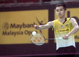 World No. 16 Chong Wei Feng in a file photo. He beat world No. 11 Marc Zwiebler of Germany 21-18, 21-19 in the first round of the All-England.