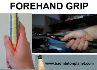 Badminton Forehand Grip