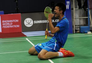 In the other semi-final, second seed Chen Long came through by the skin of his teeth with a titanic 21-15, 21-23, 21-19 win over a pumped-up Jan O Jorgensen of Denmark in a 79-minute encounter.