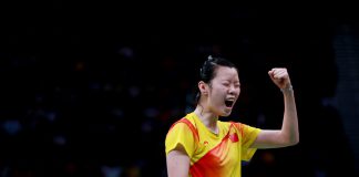 Li XueRui was struggling to make it to the quarterfinals of the Singapore Open on Thursday, but she was able to find her rhythm when playing against Taiwan's Tai Tzu-ying