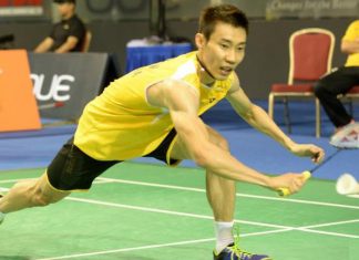 Lee Chong Wei will face Simon Santoso from Indonesia in the Singapore Open Final