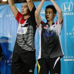Selvanus Geh and Kevin Sukamuljo created the largest upset of the night