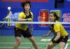 Woon Khe Wei (right) and Vivian Hoo crashed out of Asian Badminton Championships