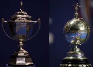 Thomas Cup (left) and Uber Cup
