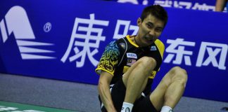 Two years ago, Lee Chong Wei suffered from an early injury at his ankle during the Thomas Cup Group C tie against Denmark at Wuhan, China