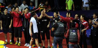 Kento Momota sealed the last point for Japan's 3-0 win over China in the Thomas Cup semi-finals.