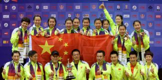 Congratulations to the China Uber Cup Team!